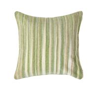 Homescapes Cotton Chenille Tie Dye Cushion Cover in Green | Size: 60 cm x 60 cm Homescapes Green 60 cm x 60 cm