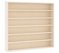 (60 x 8.5 x 55 cm) vidaXL Wall Display Cabinet with 6 Shelves Display Case Wall Display Shelf