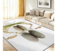 60 x 90 cm Washable Door Mat, Non Slip White Nature Scenery Countryside Entryway Rug, Machine Washable Short Pile Indoor Carpet, Small Floor Rug for Kitchen & Foyer