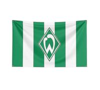(60 x 90cm, A) Born Pretty 3x5 Sv Werder Bremen Flag Polyester Printed Racing Sport Banner For Decor