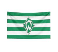 (60 x 90cm, C) Born Pretty 3x5 Sv Werder Bremen Flag Polyester Printed Racing Sport Banner For Decor