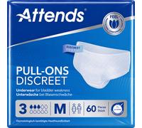 Attends Pull-Ons Discreet Underwear, Medium, 60 Pants (6 x 10), 212769