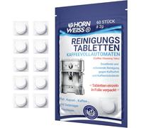 60 x Cleaning Tablets for Fully Automatic Coffee Machines - Individually - Packed Cleaning Tablets Against Coffee Oil, Coffee Grease & Deposits - For Jura, Siemens, Delonghi, Saeco, Miele, Bosch and
