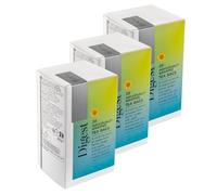 60 x Digest Peppermint, Fennel, Ginger, Apple, Zinc Herbal Infusion Teabags with Added Live Bacteria Cultures, 60 Bags (3 x 20pk), Vegan