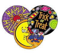 60 x Happy Halloween Smelly Stickers (Root Beer Scented)