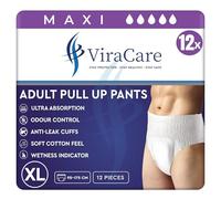 60 x Maxi Incontinence Pants Women & Men | Adults Diapers | Ultra Absorption and Soft-Stretch Waistband | Adults Pull Up Pants | Waist Size X Large 95-175 cm | (5 Packs of 12, XL)