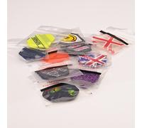 60 x RUTHLESS DARTS FLIGHTS MIXED DESIGNS STANDARD SHAPE