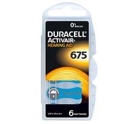 60 x Size 675 / BLUE - DURACELL EasyTab Hearing Aid Batteries (10 packs of six cells)