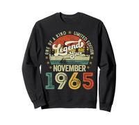 60 Year Old Legend since November 1965 60th Birthday Men Dad Sweatshirt