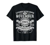 60 Year Old Legend since November 1965 60th Birthday Men Dad T-Shirt