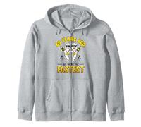 60 Years Ago We Were The Fastest Vintage Twin Celebration Zip Hoodie