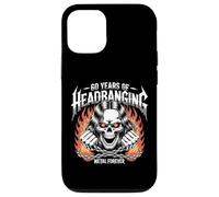 60 Years of Headbanging Skull Chains Metal Forever Case for iPhone 12/12 Pro