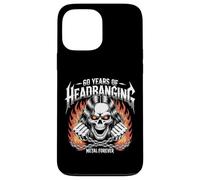60 Years of Headbanging Skull Chains Metal Forever Case for iPhone 13 Pro Max