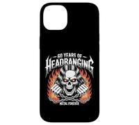 60 Years of Headbanging Skull Chains Metal Forever Case for iPhone 14 Plus
