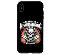 60 Years of Headbanging Skull Chains Metal Forever Case for iPhone XS Max