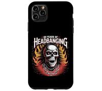 60 Years of Headbanging Skull Red Eyes Flames Case for iPhone 11 Pro Max