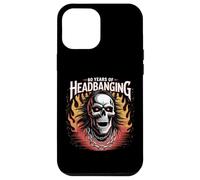 60 Years of Headbanging Skull Red Eyes Flames Case for iPhone 12 Pro Max