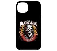 60 Years of Headbanging Skull Red Eyes Flames Case for iPhone 13