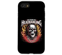 60 Years of Headbanging Skull Red Eyes Flames Case for iPhone SE (2020) / 7/8