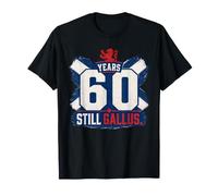 60 Years Still Gallus Scottish Flag Rampant Lion Birthday T-Shirt