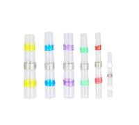 600/50Pcs Heat Shrink Butt Crimp Terminals Waterproof Solder Seal Electrical Connectors Wire Cable Splice Kit IDGTTLDF(150 PCS)