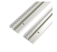 600-800mm Woodworking Aluminum Alloy T-Slot Miter Gauge Track T-Track for Wood Working Table Saw Workbench Tools Type 30/45 T-Slot Track(30-Silver-track-60cm)