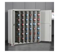 600-Bit Steel Key Cabinet - Large Capacity Secure Key Management Box for Real Estate and Car Keys - Includes Lock Hooks and Storage Labels