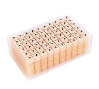 600 Count Acupuncture Ear Seeds Ear Press Seeds Disposable Vaccaria Ear Seeds Multi-Condition Acupressure Kit Ear Beads (10 Sheets)