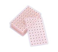 600 Counts Acupuncture Vaccaria Ear Seeds Disposable Ear Press Seeds Multi-Condition Ear Seed Acupressure Kit (10 Sheets)