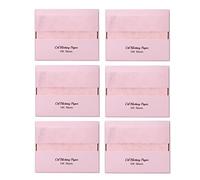 [600 Counts Refills Only] Cherry Blossom Natural Oil Blotting Sheets for Face with Mirror Case and Refills