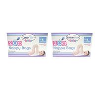 600 Disposable Fragrance Nappy Bags 3 Packs of 200