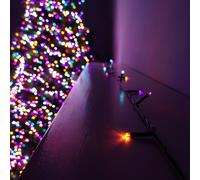 600 LED 60m Premier Christmas Outdoor 8 Function Battery Timer Lights Rainbow