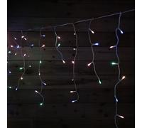 Samuel Alexander 600 LED Multifunction Pastel Icicle Indoor Outdoor Christmas Lights