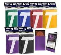 600 Matte Card Sleeves - Premium Card Protectors for Trading Cards, MTG, TCG,Magic, and Collectible Card Games - Soft Touch Finish for Smooth Shuffling and Handling