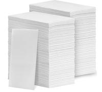 600-Pack Charmount Disposable Linen-Feel Guest Towels - 12" x 17" Cloth-Like Hand Towels, Soft And Absorbent Paper Napkin For Bathroom, Kitchen, Or Event