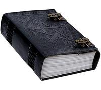 600 pages large pentagram journal leather journal diary embossed large pentacle notebook writing leather notebook handmade leather journal leather grimoire leather sketchbook 7 x 10