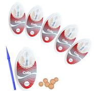 600 pcs 6 Packs of 100 Ice Blast Menthol Mint Cigarette Crushballs,Easy To Use Applicator Included - Menthol Crush Balls For Cigarettes For Flavoured Filter Tips (Coke)
