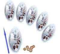 600 pcs 6 Packs of 100 Ice Blast Menthol Mint Cigarette Crushballs,Easy To Use Applicator Included - Menthol Crush Balls For Cigarettes For Flavoured Filter Tips (Coffee)