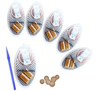 600 pcs 6 Packs of 100 Ice Blast Menthol Mint Cigarette Crushballs,Easy To Use Applicator Included - Menthol Crush Balls For Cigarettes For Flavoured Filter Tips (Chocolate)