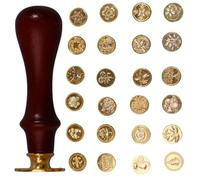 600 Pcs Assorted Color Sealing Wax Beads Bulk - 24 Colors Wax Seal Pellets Kit for Stamp Seals, Wedding Invitations, Envelope Sealing, DIY Crafts - Multicolor Pellets for Gift Ideas (A, 24)