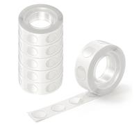 600 PCS Balloon Glue Dots, Removable Balloon Sticky Spots, Double Sided Clear Tape, Glue Dots for Balloons, for Birthday Party Wedding Christmas Decorations and DIY Scrapbooking Craft (600 PCS)