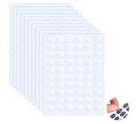 600 Pcs Clear Mounting Putty, High Adhesive, 13 * 8MM Clear Sticky Tack Putty, Removable, Double Sided Sticky Dot Stickers for Home, Office, and School Use