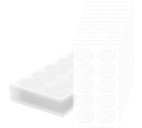 600 Pcs Ear Stickers Ear Lobe Support Patches for Earrings Clear Earring Stickers Earlobe Support Enhancers Ears Care Products for Torn or Stretched Earlobes 2.76 × 1.57 Inches Polyethylene