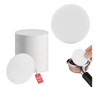 600 pcs Espresso Paper Filter 58.5mm for Screen Carrier 58mm, Unbleached Round Coffee Filter Paper Puck Screen Carrier Coffee Filter Paper White (600 * 51.5mm)