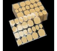 600 Pcs False Nail Adhesive Tabs Double Sided Nail Glue Stickers Press On Nail Sticky Tabs Waterproof Nail Tabs Clear Jelly Nail Stickers Breathable Manicure Stickers