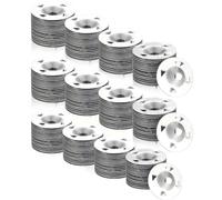 600 Pcs galvanised steel Easy Fix Washers，28mm Insulation Thermoboard Fixed Backer Nail Gaskets Gypsum Boards Claw Washers (600)