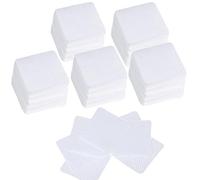 600 Pcs Lint Free Wipes for Nails, UV Gel Absorbent Remover Pads - Cotton, DIY Nail Art (White, 600 pcs)