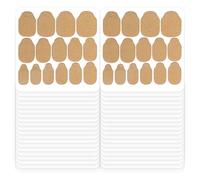 600 PCS Nail Adhesive Tabs for Press On Nail Sticky Tabs Extra Strong Waterproof Breathable Glue Tab Double Side Flexible Sticky Jelly Tape for Press Ons Fake Nails Tips Home DIY Use 20 Sheets