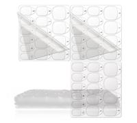 600 Pcs Nail Sticky Tabs for Press On Nails,Self-Adhesive Transparent Nail Tabs,Double Sided Jelly Nailglue Stickers,Multiple Sizes Sticky Tab for Nails,Manicure DIY Art Decoration