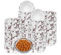 600 Pcs Pet Disposable Feeding Bowls, Large Liner Bulk Cats Food-Bowl, Cat Food Bowl, Pet Bowls Cat for Small Dogs Cats Dish Bowl Wet Food Feeding Station